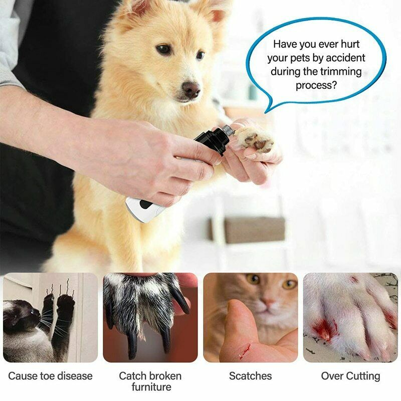 Pet Nail Paws Grinder Trimmer Tool