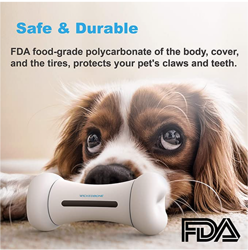 Wickedbone Smart Bone, Automatic & Interactive Toy for Dog