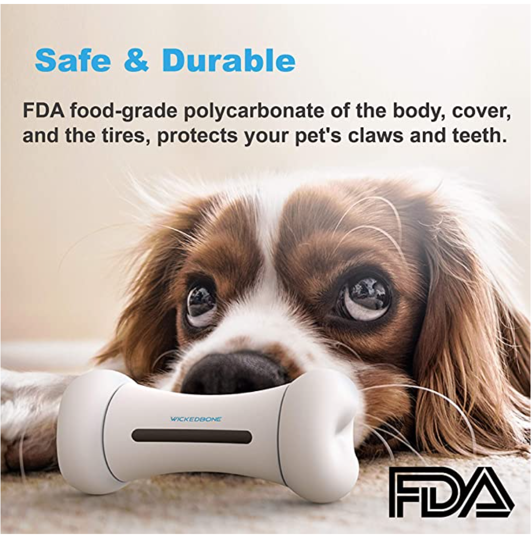 Wickedbone Smart Bone, Automatic & Interactive Toy for Dog