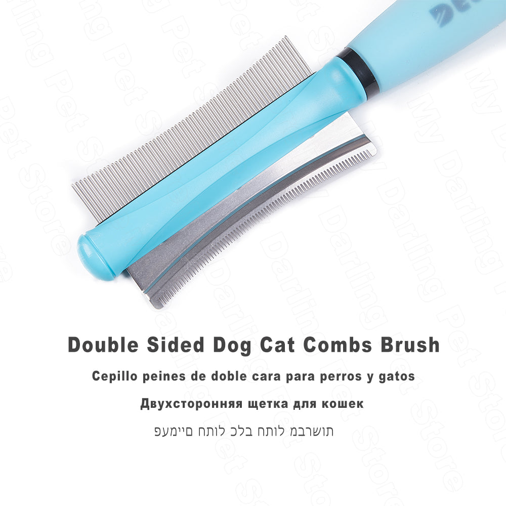 Pet Double-sided Deshedding Brush - fede-rizzo