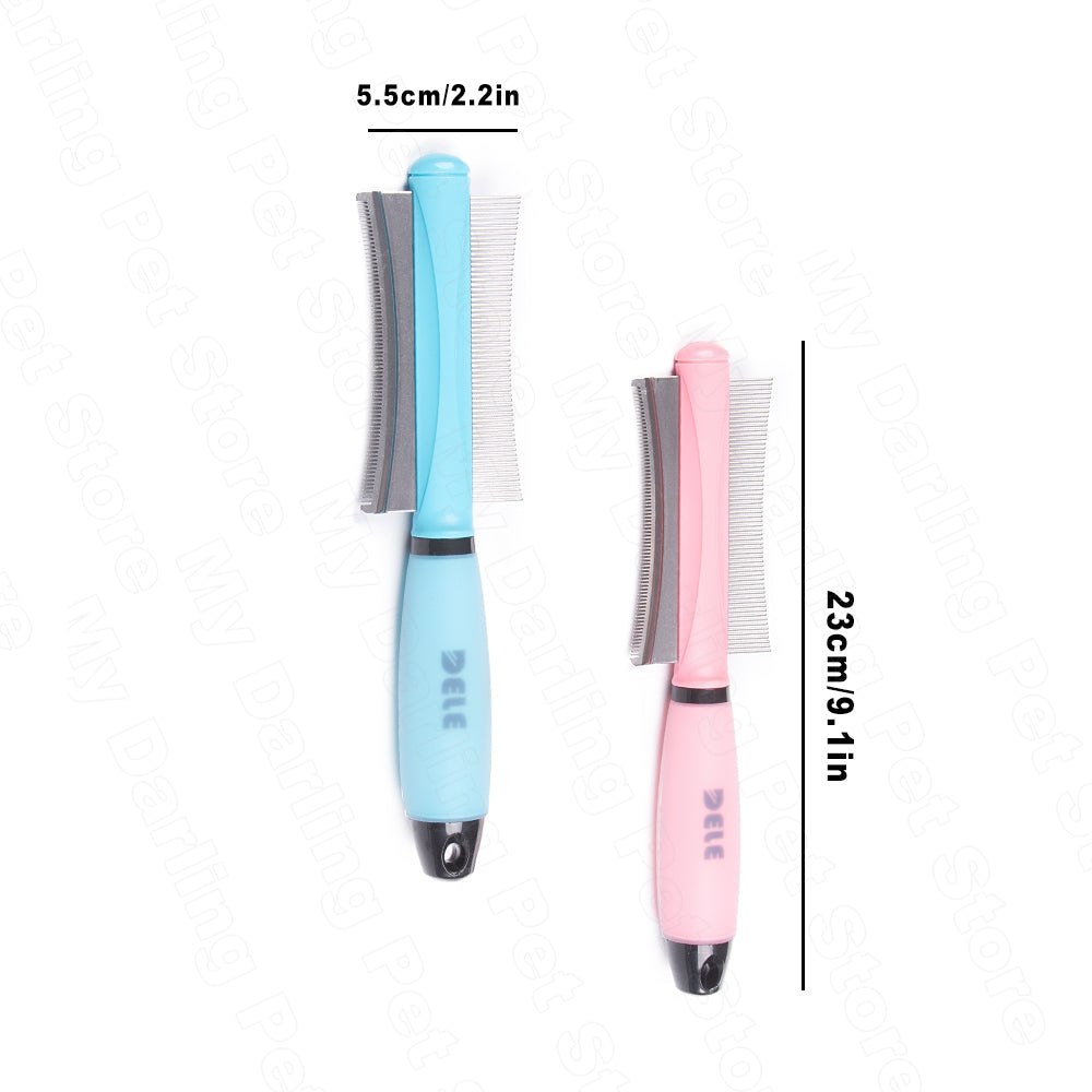 Pet Double-sided Deshedding Brush - fede-rizzo