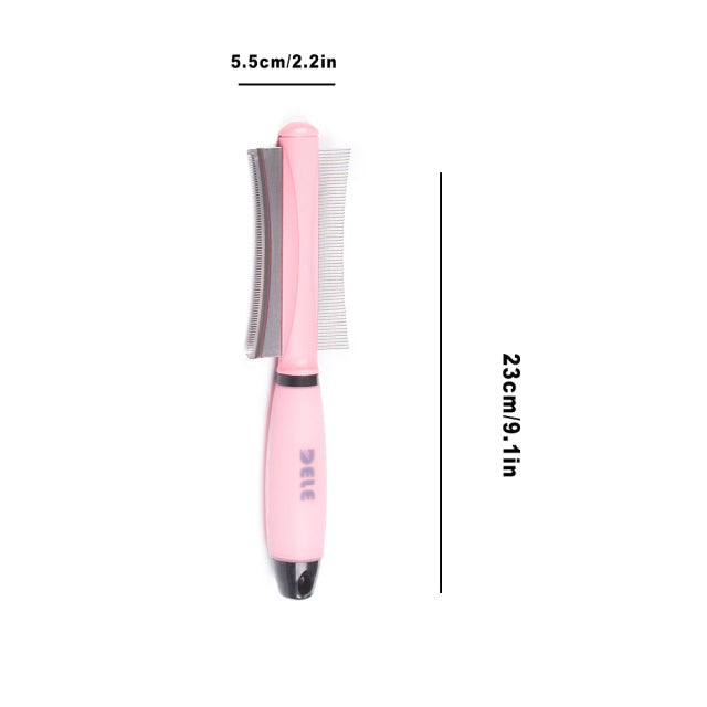 Pet Double-sided Deshedding Brush - fede-rizzo