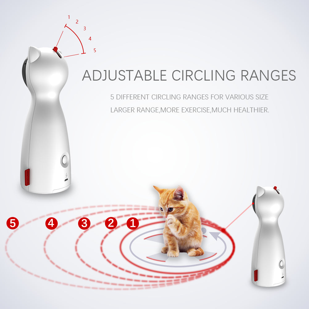 LED Laser Interactive Smart Cat Toy - fede-rizzo