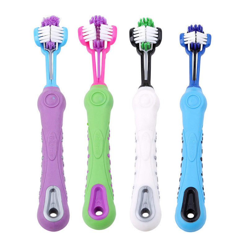 Three Sided Pet Toothbrush - fede-rizzo