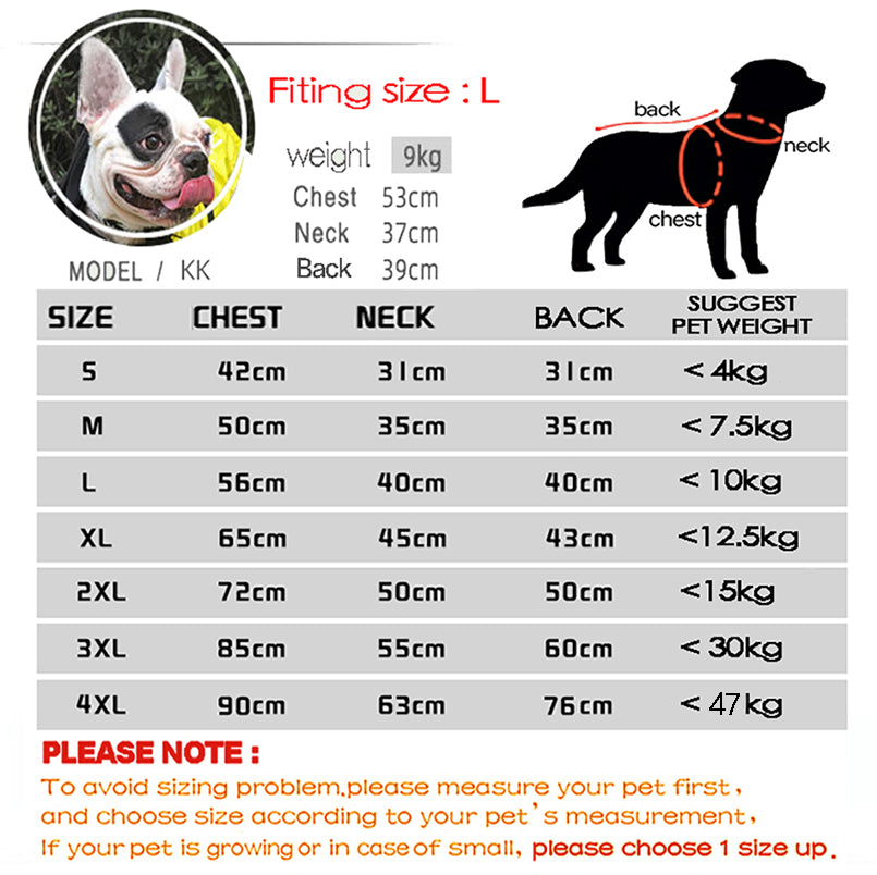 Dog Windproof Letter Hoodie - fede-rizzo