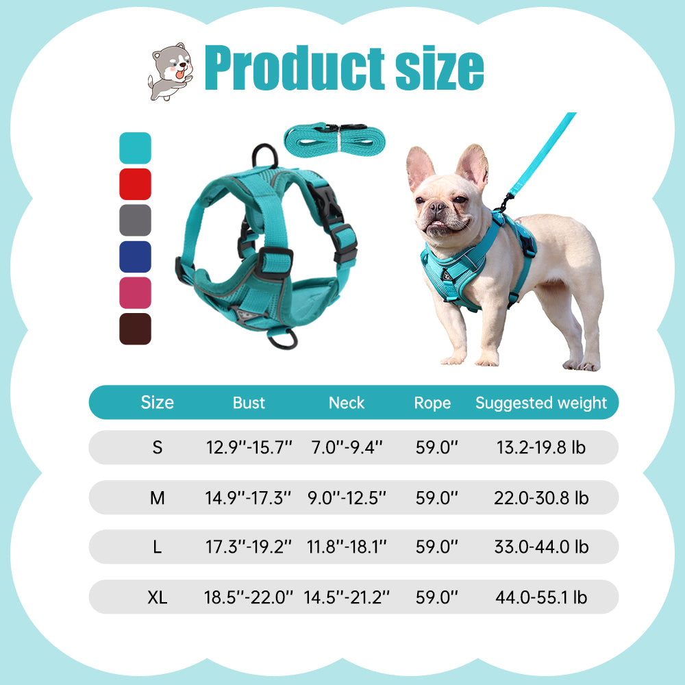 Pet Reflective Nylon Harness - fede-rizzo