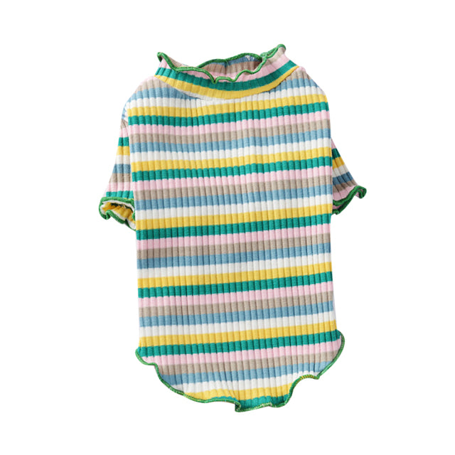 Color Stripes Puppy Vest Clothes - fede-rizzo