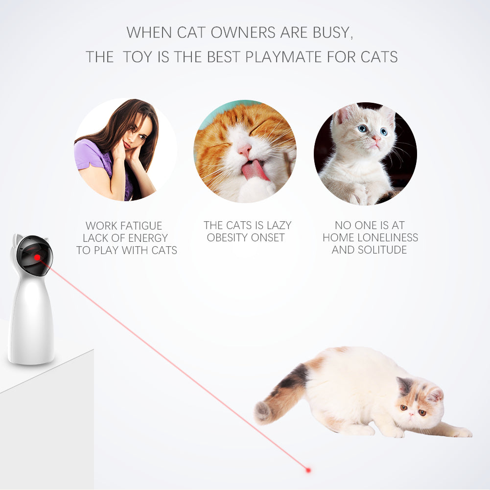 LED Laser Interactive Smart Cat Toy - fede-rizzo